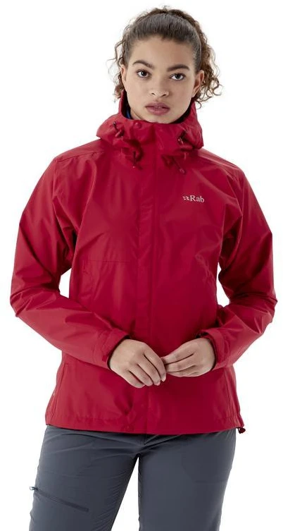 Moteriška striukė nuo lietaus Rab Downpour Eco Jacket - L - Salotinė