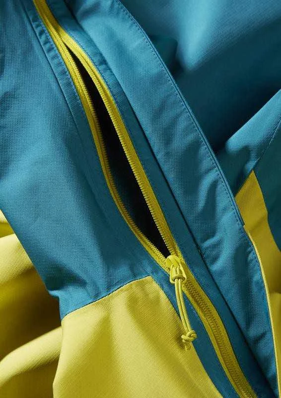 Moteriška striukė nuo lietaus Rab Downpour Eco Jacket - S - Žalia