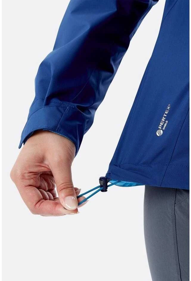 Moteriška striukė nuo lietaus Rab Downpour Eco Jacket - S - Raudona