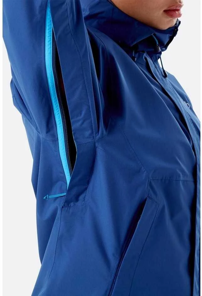 Moteriška striukė nuo lietaus Rab Downpour Eco Jacket - Raudona - XS