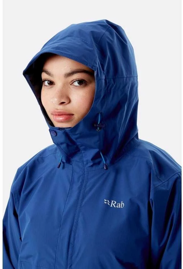 Moteriška striukė nuo lietaus Rab Downpour Eco Jacket - S - Raudona