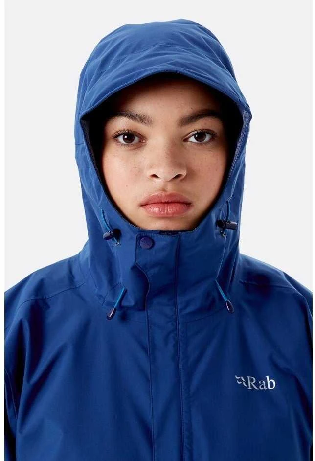 Moteriška striukė nuo lietaus Rab Downpour Eco Jacket - Raudona - XS