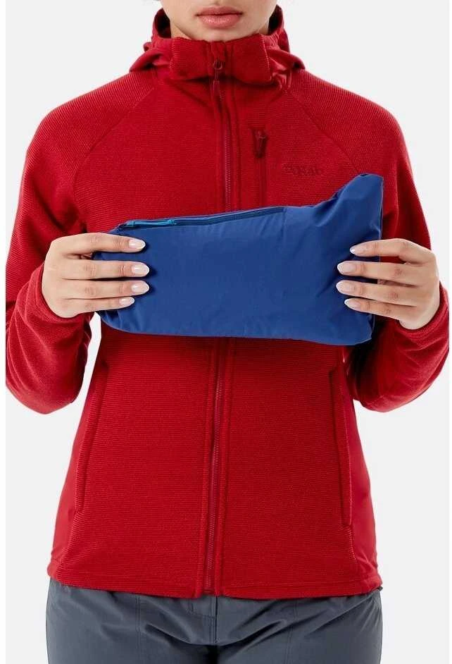 Moteriška striukė nuo lietaus Rab Downpour Eco Jacket - Raudona - XS