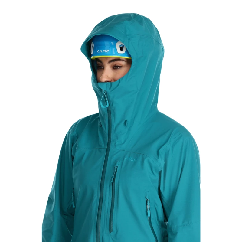 Moteriška striukė nuo lietaus Rab Firewall Jacket - M - Šviesiai žalia
