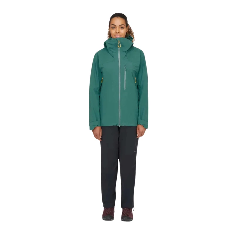 Moteriška striukė nuo lietaus Rab Firewall Jacket - M - Šviesiai žalia
