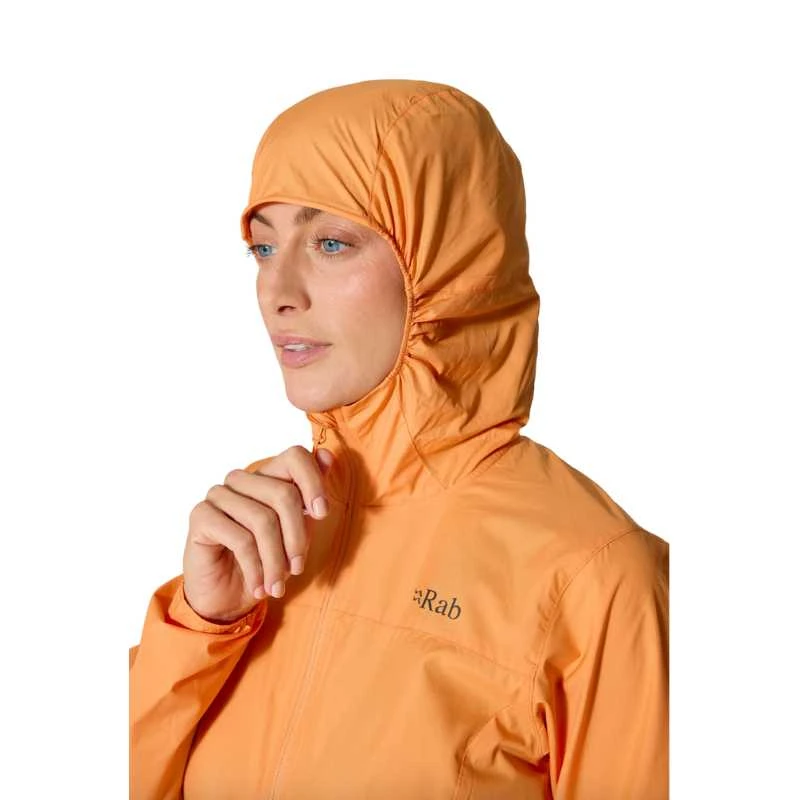 Moteriška striukė nuo vėjo Rab Windgather Hoody Wmns - S - pistachio- teal