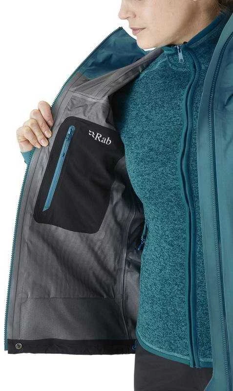 Moteriška striukė Rab Kangri GTX Jacket - M - Tamsiai mėlyna