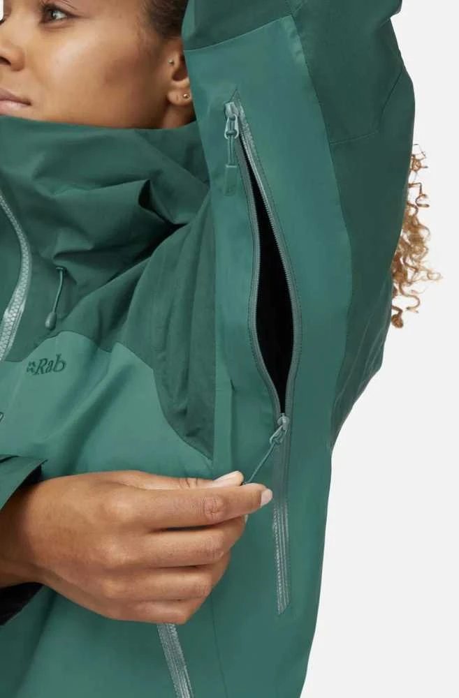 Moteriška striukė Rab Latok Mountain GTX Jacket Wmns - Tamsiai mėlyna - L