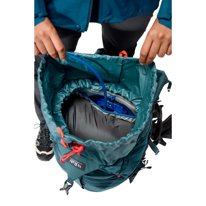 Moteriška turistinė kuprinė Rab Hyperon ND65L - Pilka - S/M