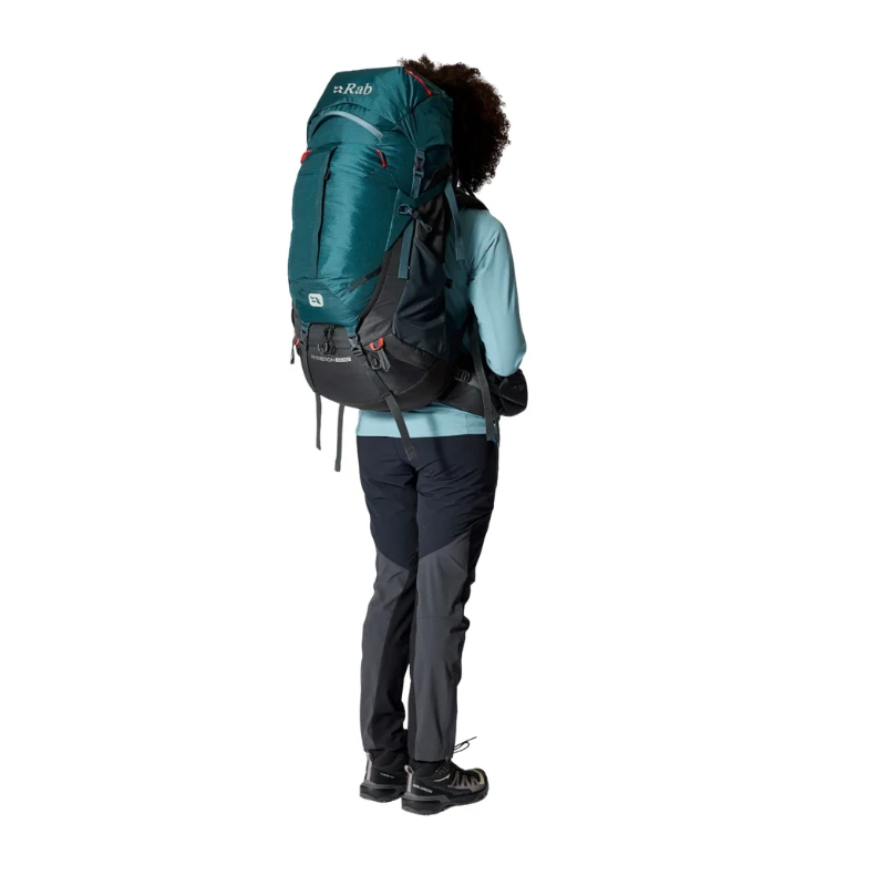 Moteriška turistinė kuprinė Rab Hyperon ND65L - Pilka - S/M