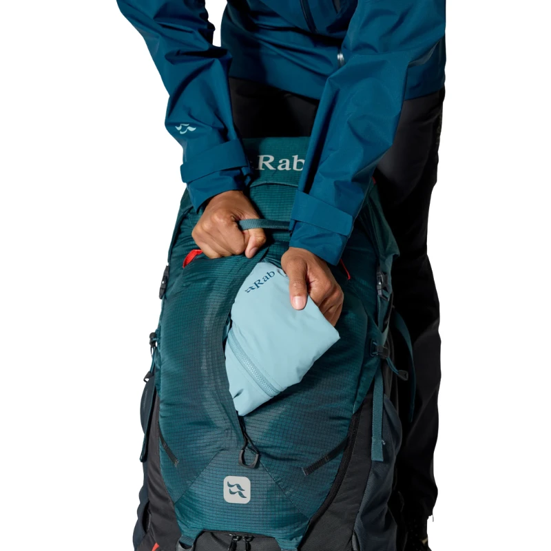 Moteriška turistinė kuprinė Rab Hyperon ND65L - Pilka - S/M