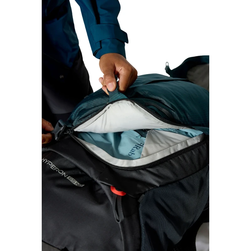 Moteriška turistinė kuprinė Rab Hyperon ND65L - Pilka - S/M