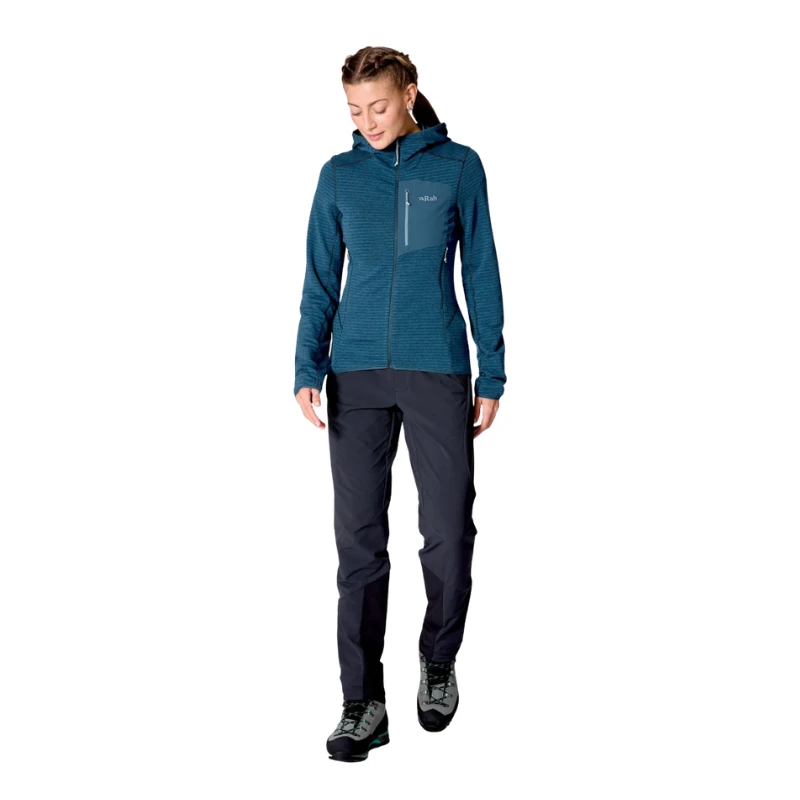 Moteriškas džemperis Rab Ascendor Light Hoody Wmns - S - Mėlyna