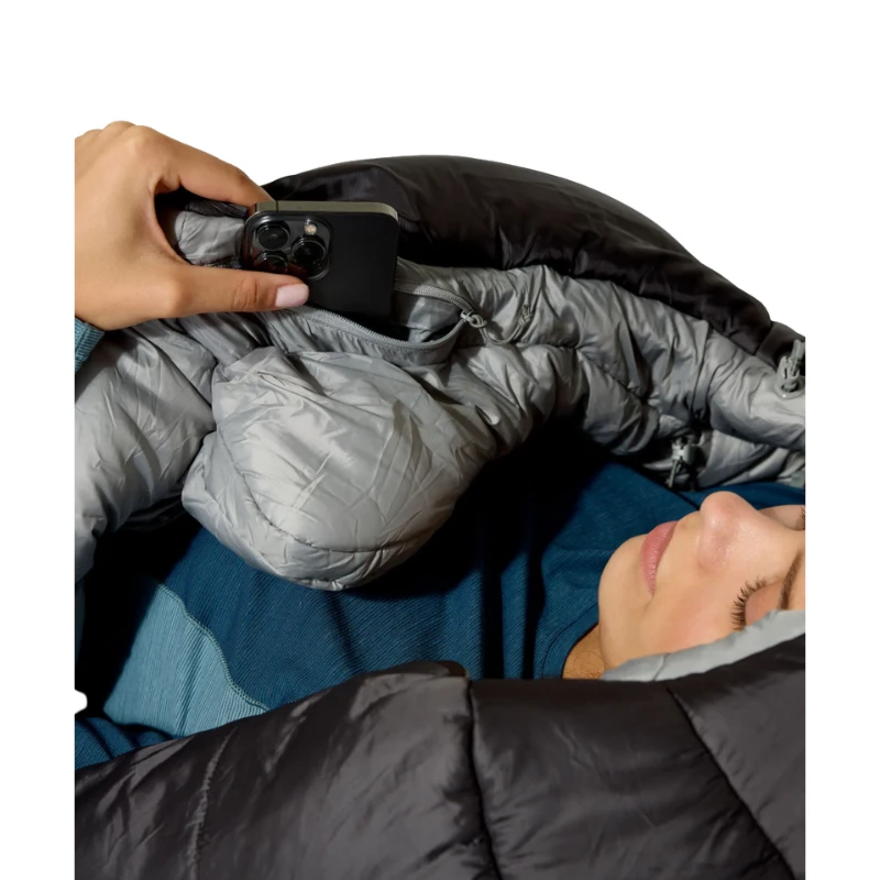 Moteriškas sintetinis miegmaišis Rab Radeon 0C / 32F Wmns Left Zip - Regular