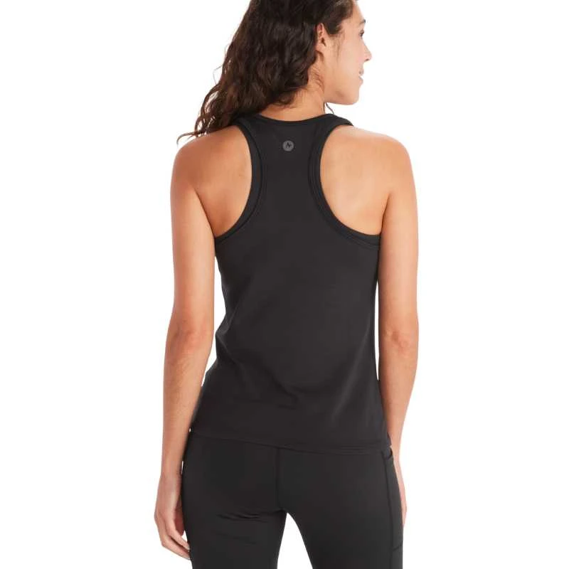 Moteriški marškinėliai Marmot Wm's Leda Racer Tank - Juoda - S