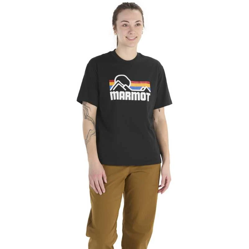 Moteriški marškinėliai Marmot Wm's Coastal Tee SS - L - Melsva