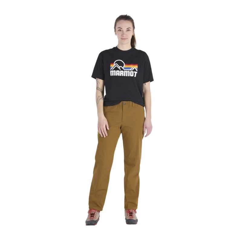 Moteriški marškinėliai Marmot Wm's Coastal Tee SS - L - Melsva