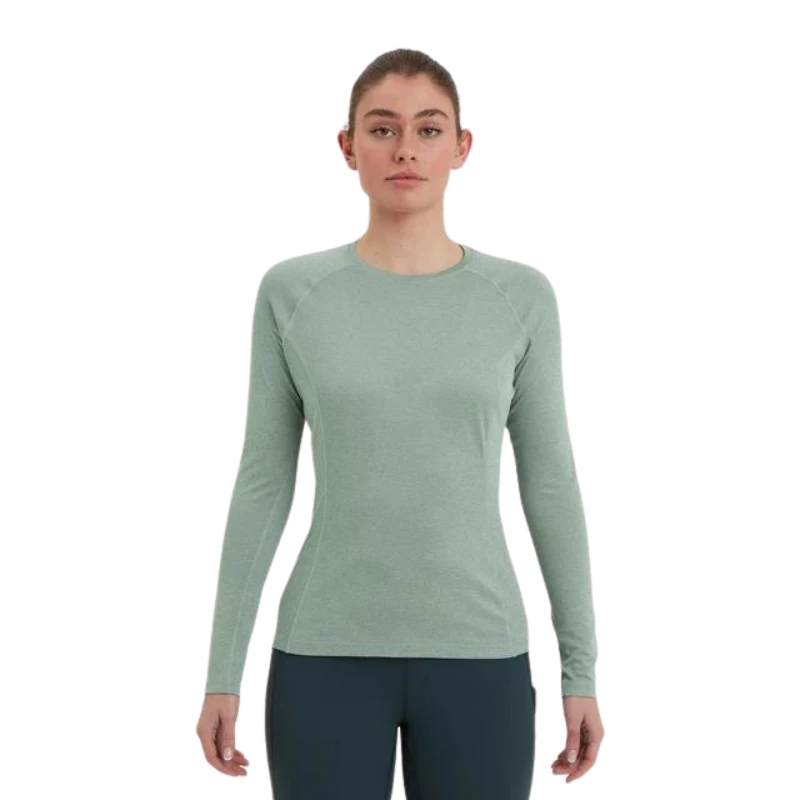 Moteriški marškinėliai Montane Dart Long Sleeve - M - Šviesiai žalia