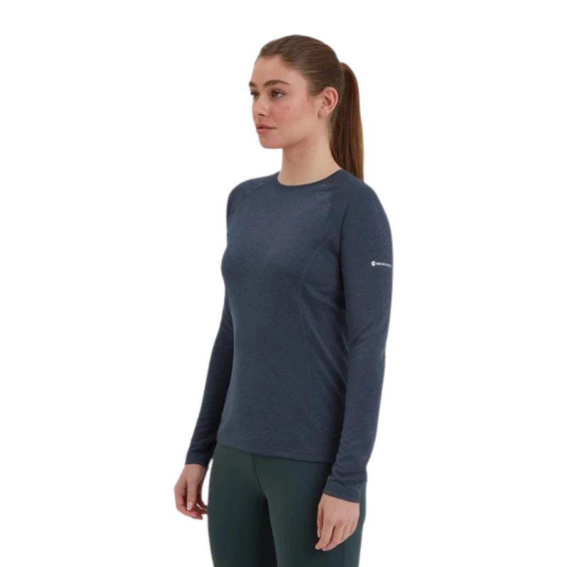 Moteriški marškinėliai Montane Dart Long Sleeve - M - Šviesiai žalia