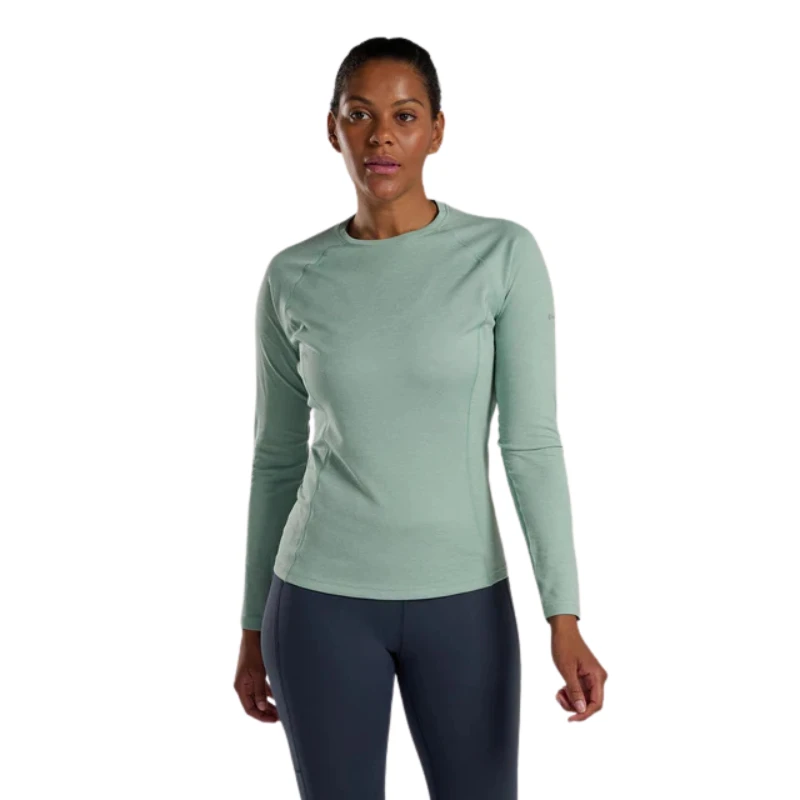 Moteriški marškinėliai Montane Dart Long Sleeve - M - Šviesiai žalia