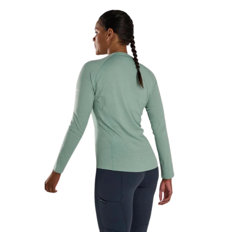 Moteriški marškinėliai Montane Dart Long Sleeve - M - Šviesiai žalia
