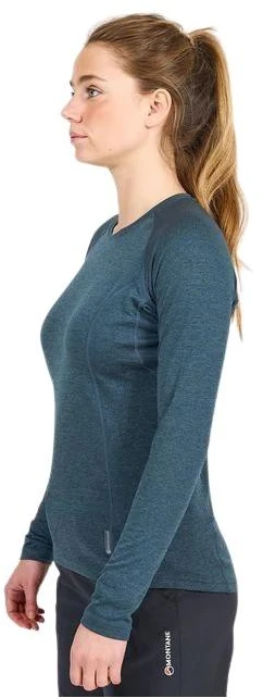 Moteriški marškinėliai Montane Dart Long Sleeve - M - Šviesiai žalia