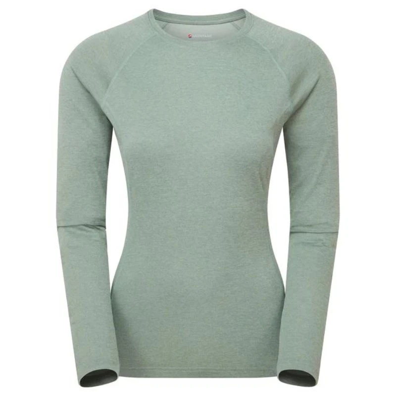 Moteriški marškinėliai Montane Dart Long Sleeve - M - Šviesiai žalia