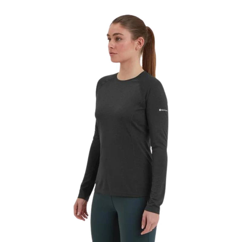 Moteriški marškinėliai Montane Dart Long Sleeve - M - Šviesiai žalia