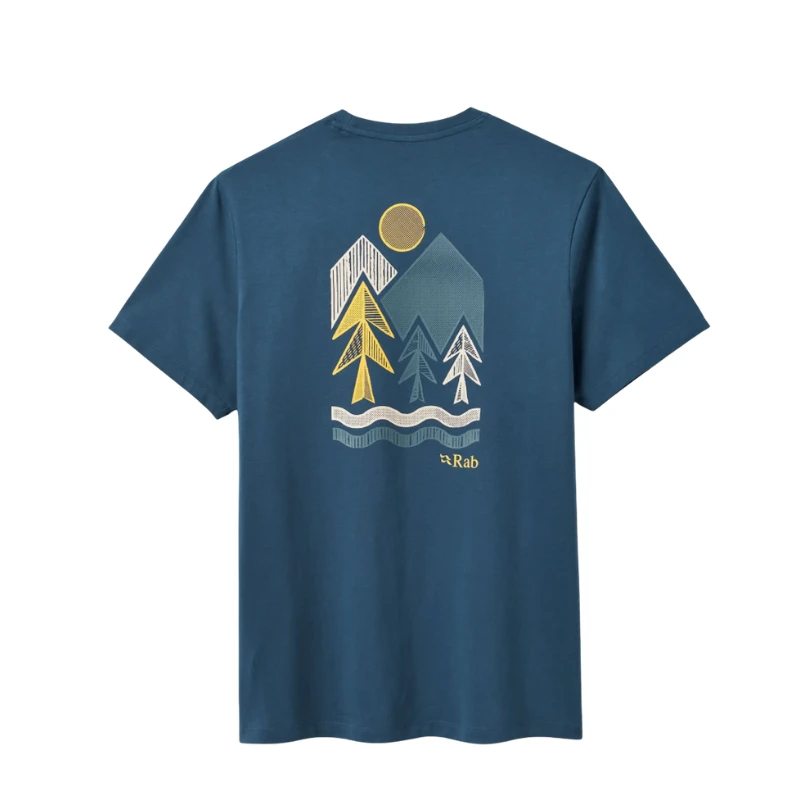 Moteriški marškinėliai Rab Stance Vista Tee - Juoda - S