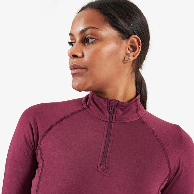 Moteriški termo marškinėliai Montane Fem Dart Thermo Zip Neck - Juoda - L