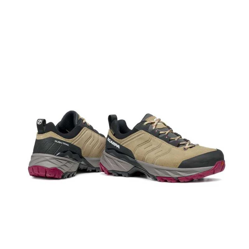 Moteriški žygio batai Scarpa Rush Trail Gtx Wmn - 40.5 - Birch - Sunny Lime