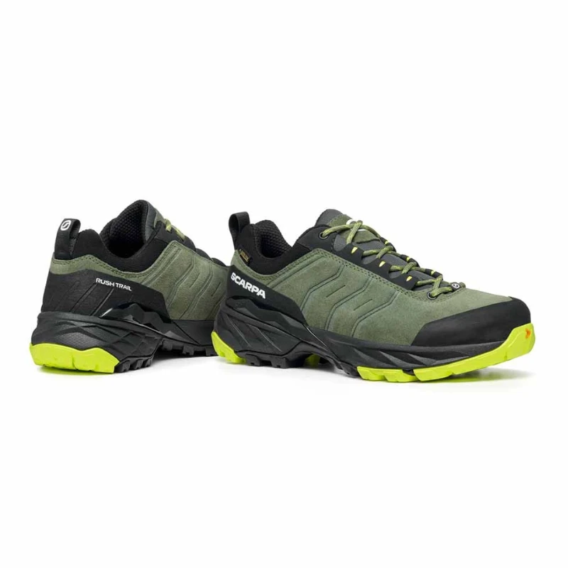 Moteriški žygio batai Scarpa Rush Trail Gtx Wmn - 38 - Birch - Sunny Lime