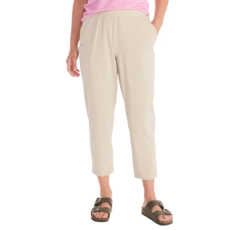 Moteriškos kelnės Marmot Women's Elda Crop Pants - XS - Dramblio kaulo