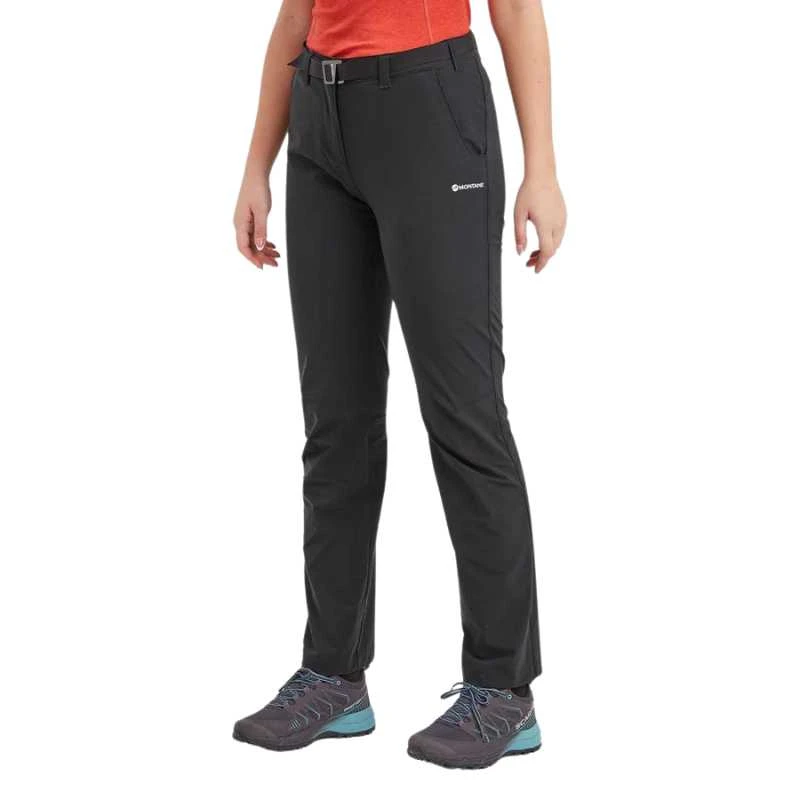 Moteriškos kelnės Montane F Terra Stretch Lite Pants Reg Leg - Juoda - S
