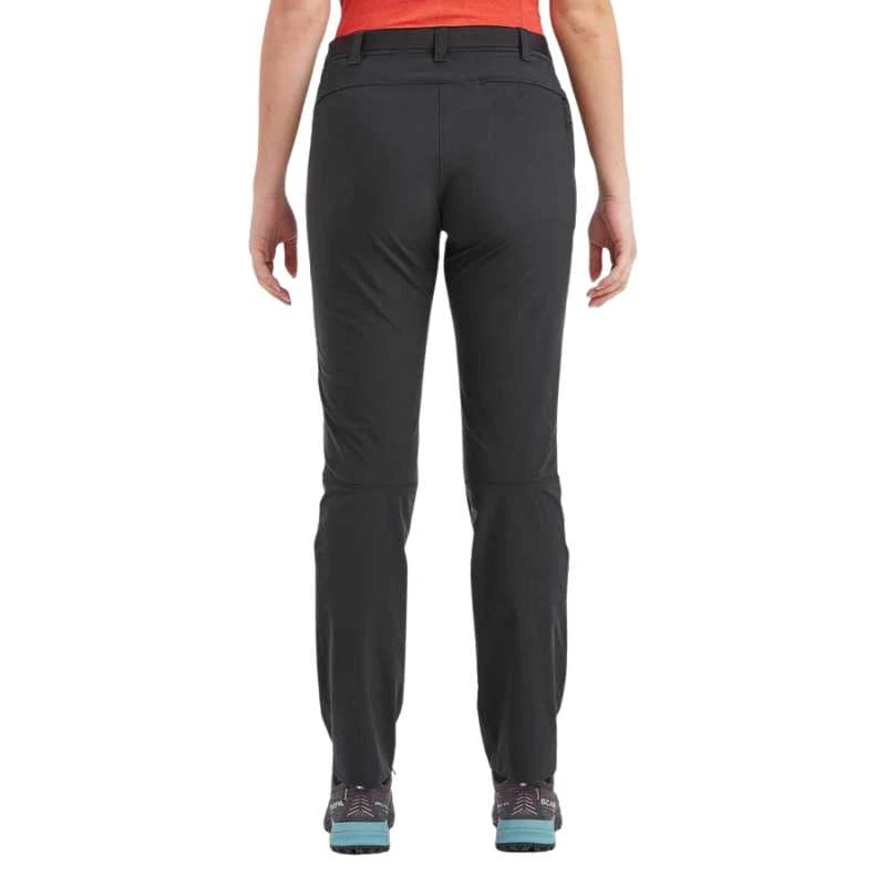 Moteriškos kelnės Montane F Terra Stretch Lite Pants Reg Leg - Juoda - S
