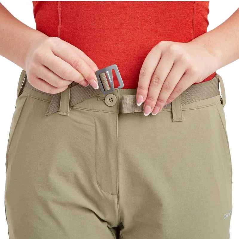 Moteriškos kelnės Montane F Terra Stretch Lite Pants Reg Leg - Juoda - S