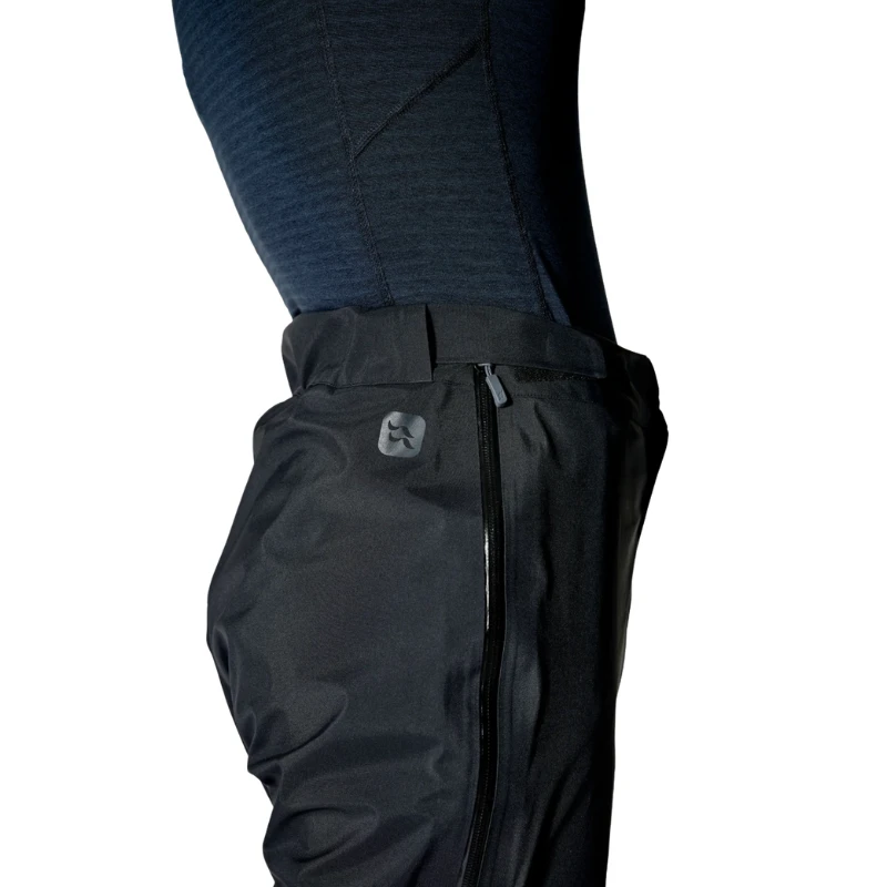 Moteriškos kelnės nuo lietaus Rab Kangri Gtx Regular Leg - Juoda - S