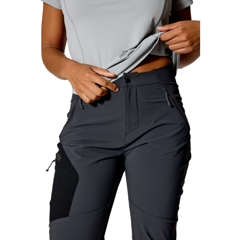 Moteriškos kelnės Rab Ascendor Pants Wmns Regular Leg - S - Tamsiai pilka