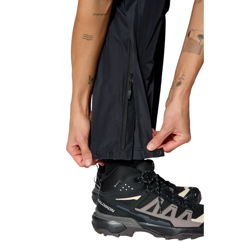 Moteriškos kelnės Rab Downpour Pants Wmns Short Leg - Juoda - XS