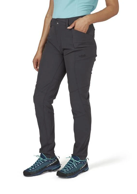 Moteriškos kelnės Rab Incline Light Pants Wmns - L - Pilka