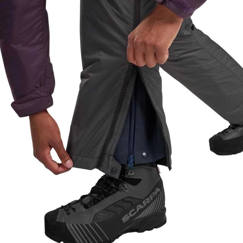 Moteriškos pašiltintos kelnės Montane F Fortes Lite Pants - M - Tamsiai pilka