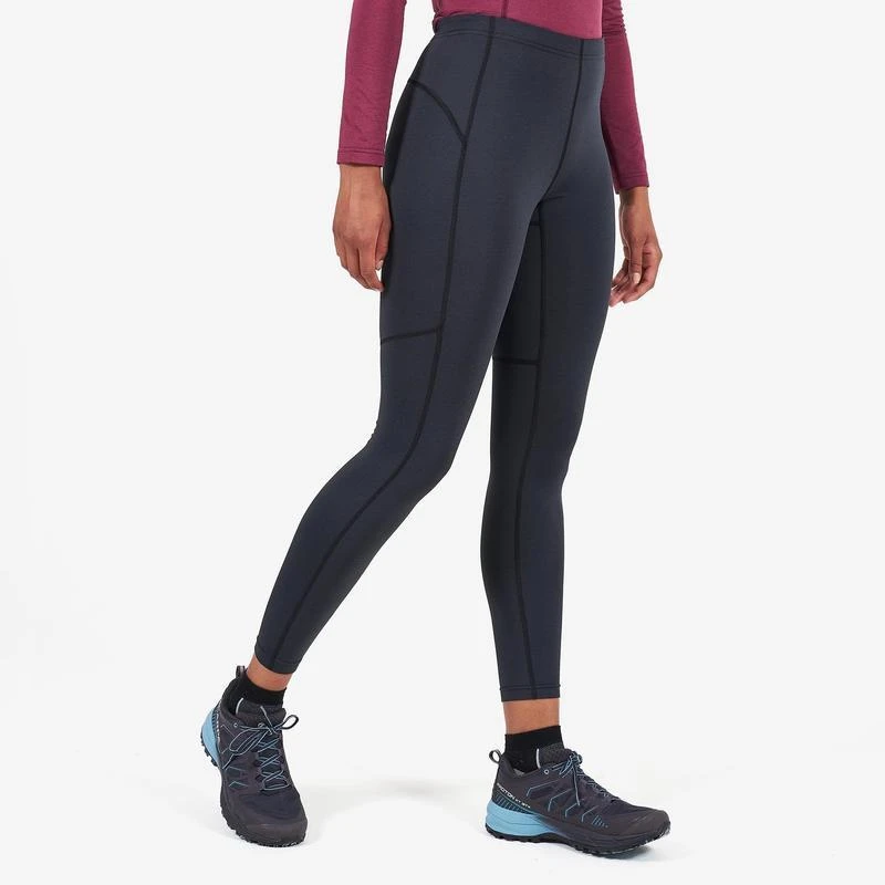 Moteriškos termo kelnės Montane Fem Dart Thermo Long Janes - S - Ruda