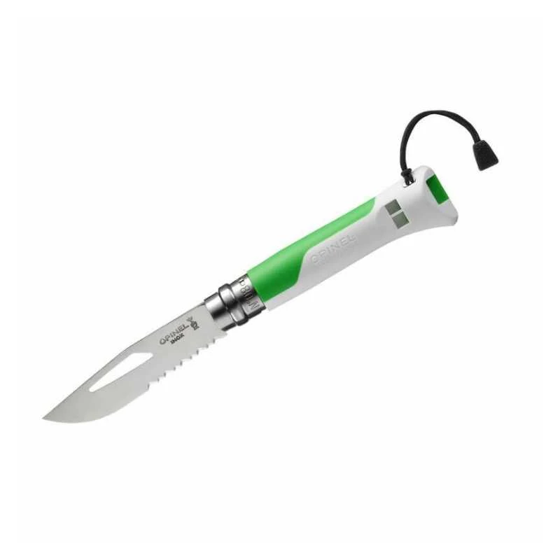 Opinel Outdoor Nr.8 nerūdijančio plieno ašmenimis - Žalia