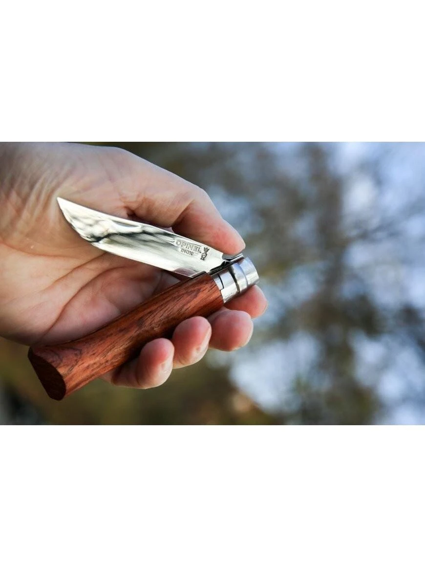 Peilis Opinel Nr.8 Afrikos koralmedžio rankena