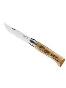 Peilis Opinel Nr.8 ąžuoline rankena su žuvimis