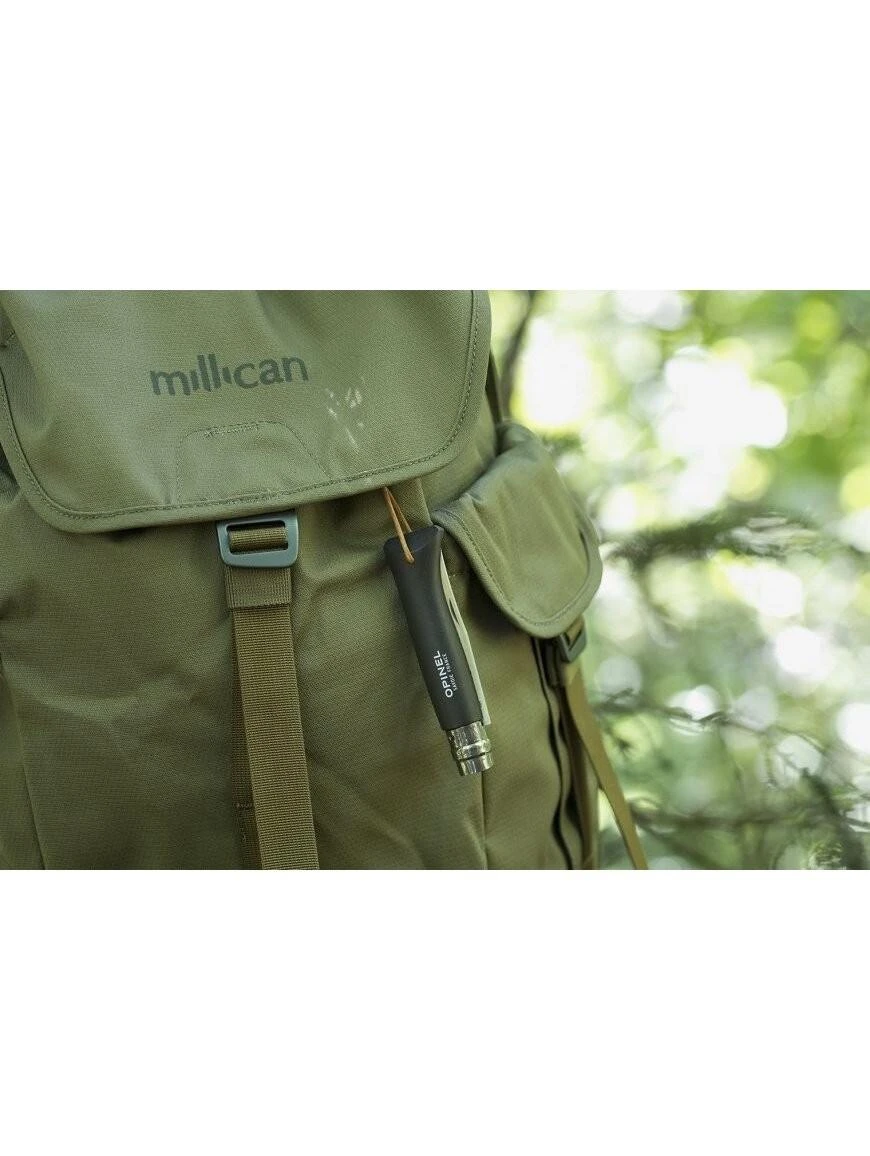 Opinel France Peilis Opinel Colorama 08 Inox Grab rudas, su dirželiu
