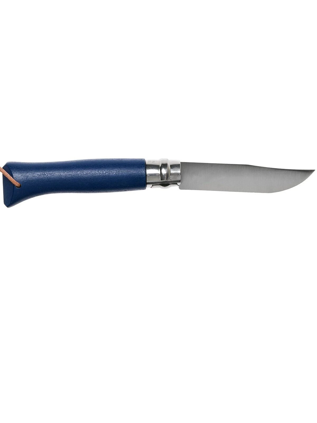 Opinel France Peilis su dirželiu Opinel Colorama 08 Inox Grab tamsiai mėlynas, su įdėklu