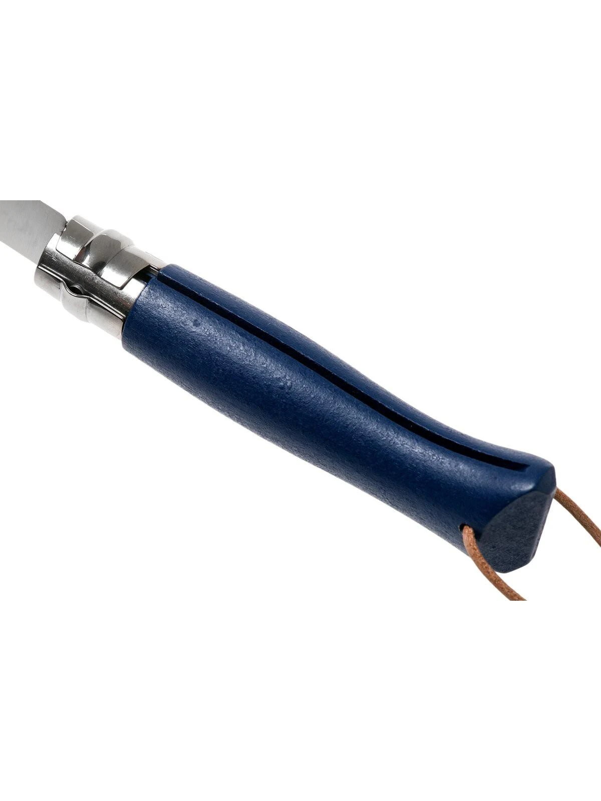 Opinel France Peilis su dirželiu Opinel Colorama 08 Inox Grab tamsiai mėlynas, su įdėklu
