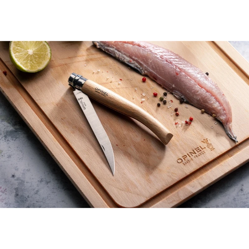Peilis plonais ašmenims Opinel Nr.15 Slim Beech