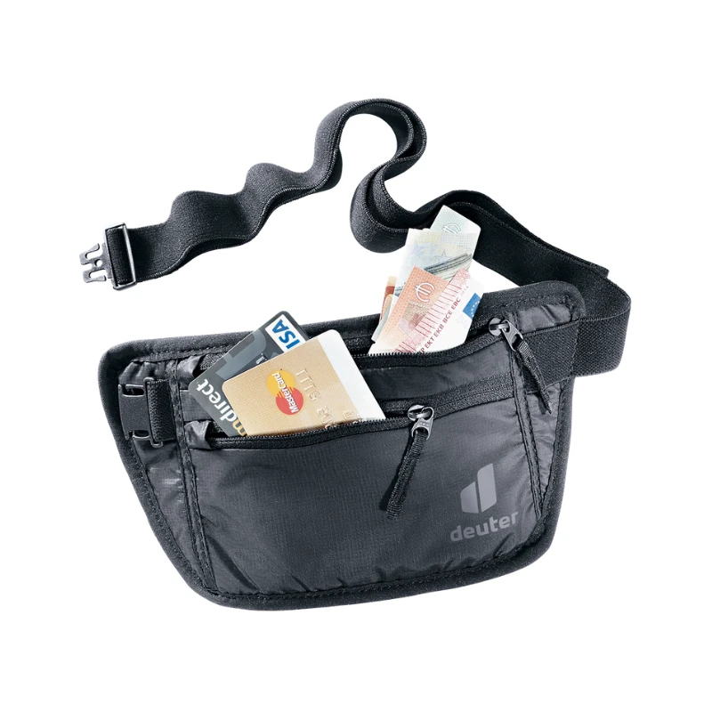 Piniginė ant liemens Deuter Security Money Belt I - Juoda